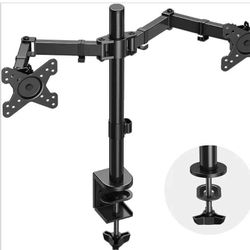 Dual Monitor Stand Mount For 13-27 Inch Screens Adjustable