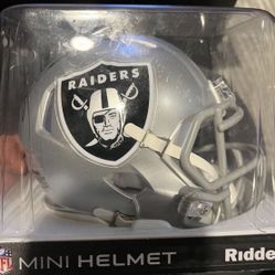 Oakland Raiders Mini Helmet Signed By MIchael Crabtree 