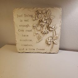 Ceramic Poem Wall Decor