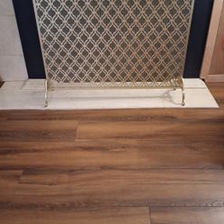 Gold Fireplace Screen