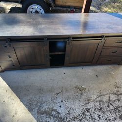 Entertainment stand.