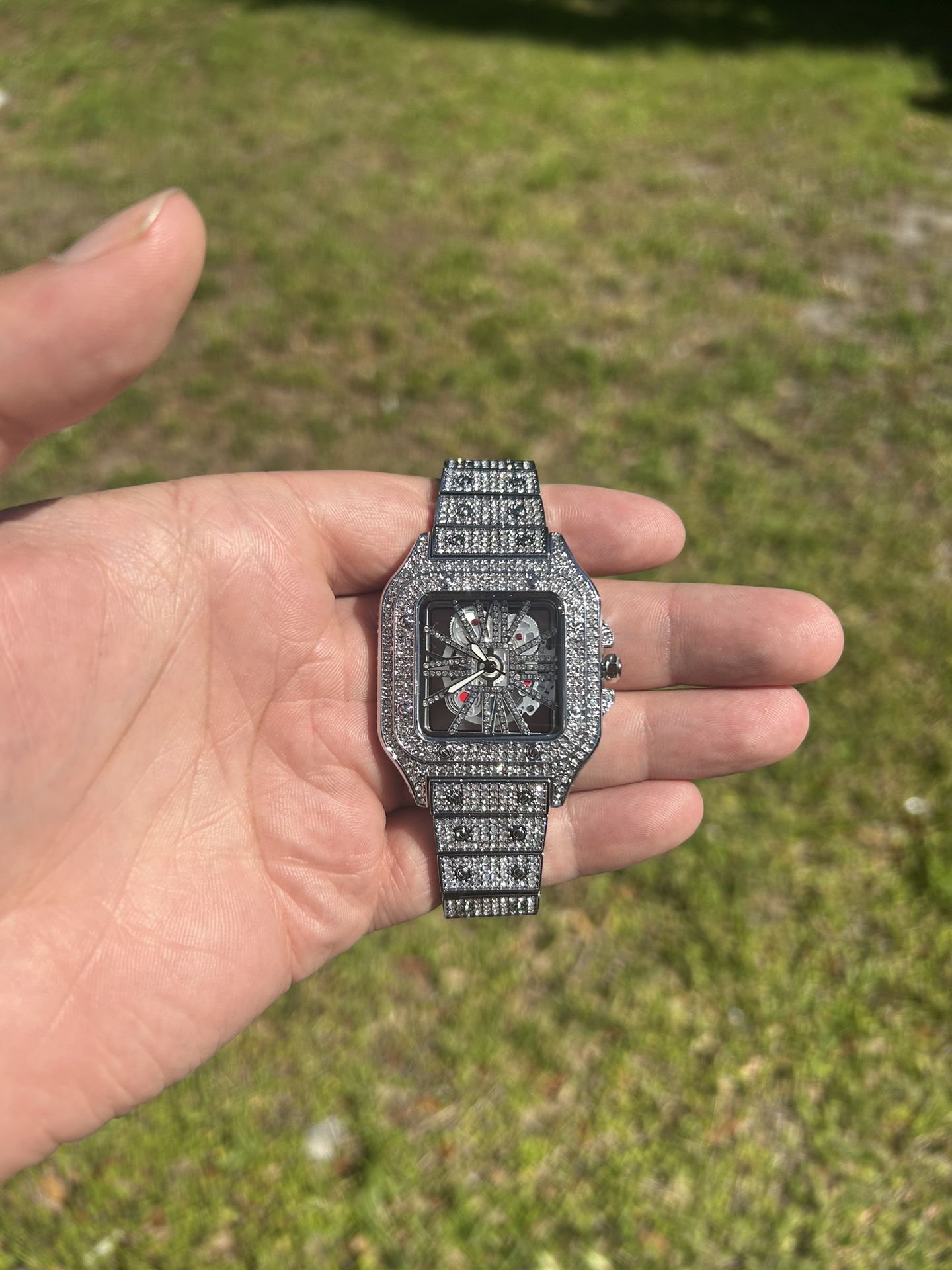 VVS Full Ice Out Moissanite Watch 