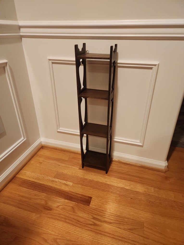 Wood Display Shelf Plant Stand 29-1/4"Lx6-3/4"Wx5"D