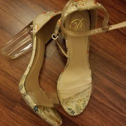 Transparent, Methacrylate Block Heels