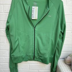 HIND Women’s NWT Green Track Jacket Size L