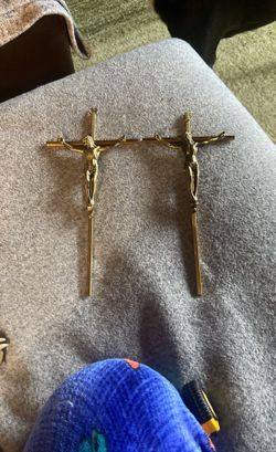 10”x5” Bronze Catholic Cross 10$ Each. 
