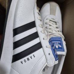 adidas Originals Men's SAMOA Cloud White  Shoes Sneakers