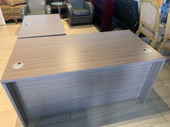 Desk l shape gray 60”x66”