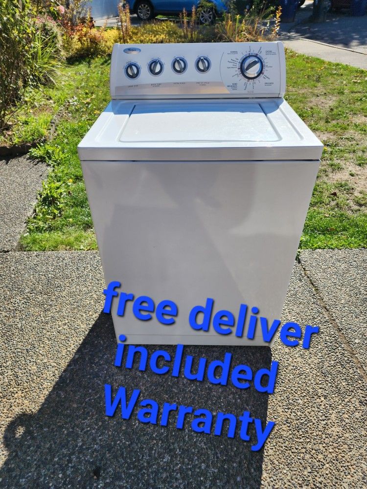 30 Days Warranty (Whirlpool Washer) I Can Help You To Deliver For Free