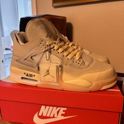 Jordan 4 Retro Off White Sail Re*ps