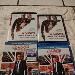 ANGEL HAS FALLEN (4K Ultra HD + Blu-ray) NEW + Free London has fallen blu ray / dvd blu ray lot acti