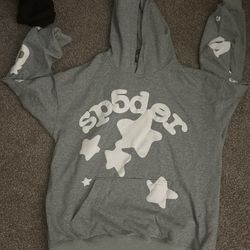Grey Spider Hoodie