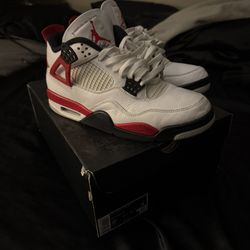 Red Cement Jordan Fours