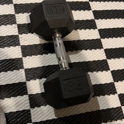 30 Pound Dumbbell 