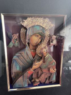 Virgin Mother And Baby Frame