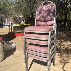 Upholstered Banquet Chairs (30) 