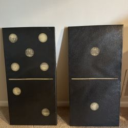 Dominos Wall Paintings (set Of 2)