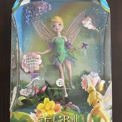 Tinkerbell Porcelain Dolls Brass Key Keepsakes