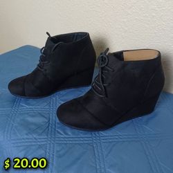 Wedge Ankle Boots Size 9.5 