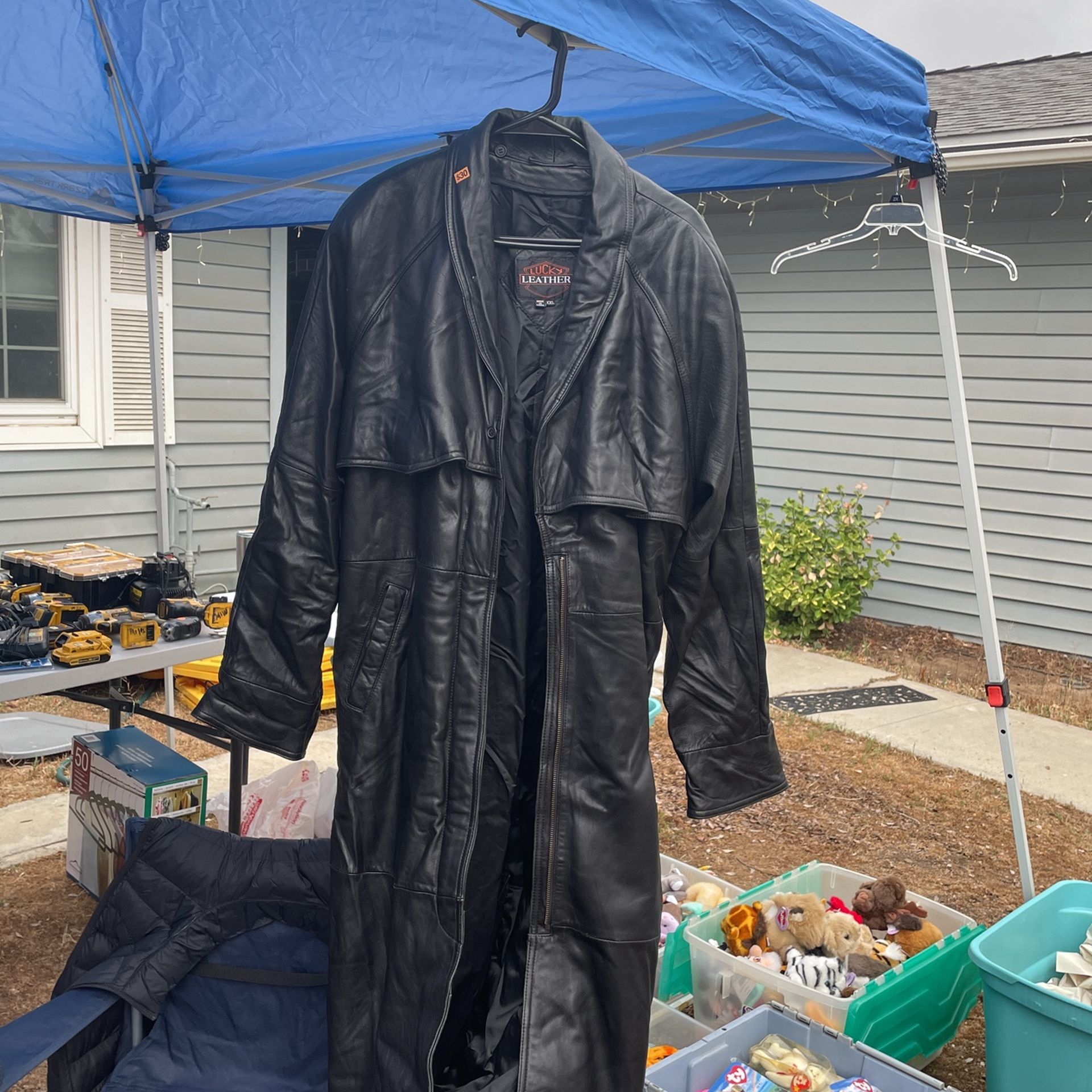 Luck Leather Men’s XXL Long Jacket