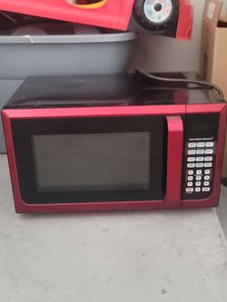 Dark red microwave