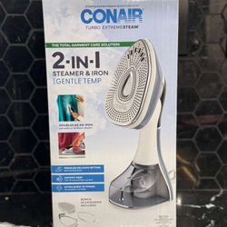 Conair 2 in 1 steamer and iron with gentle temp 