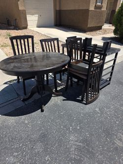 Dining room set and entry table