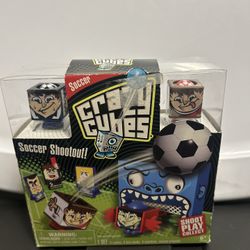 Spin Master Crazy Cubes Set Shoot Play Collect Soccer Shootout New in Package