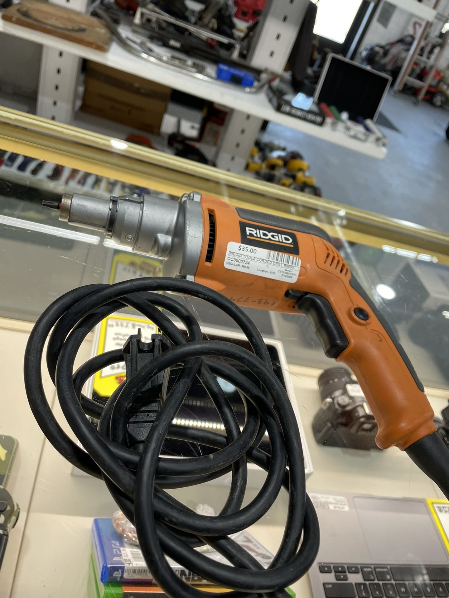 Ridgid Corded Drill Great Working Condition