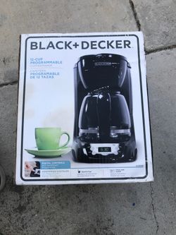 Black decker coffee maker