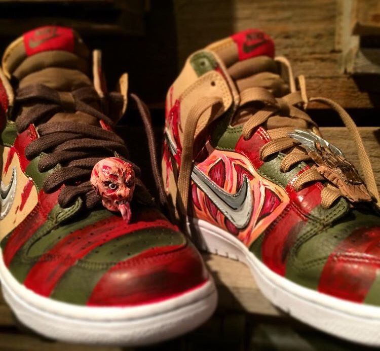 HOT Freddy Krueger Custom Shoes Freddy Krueger Custom
