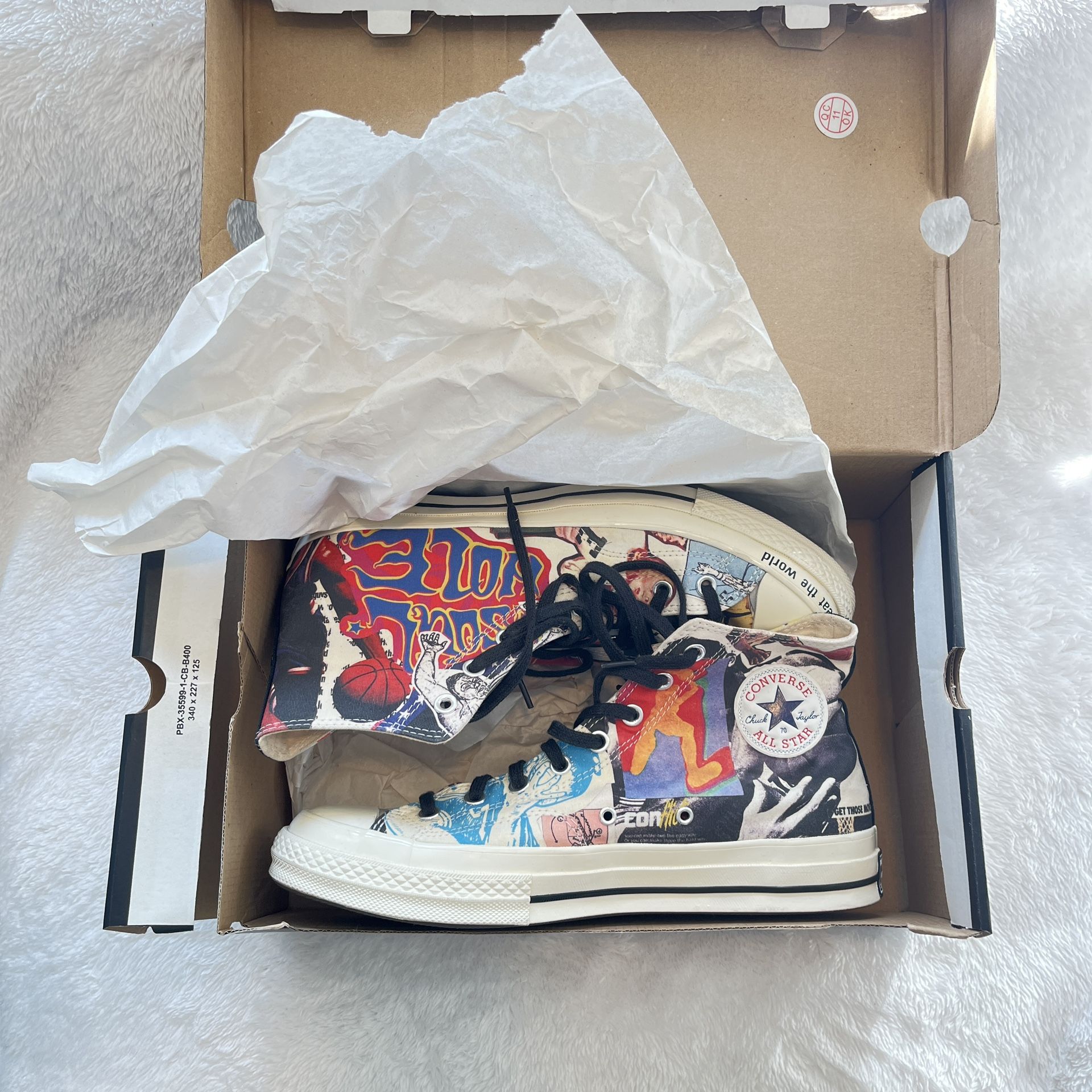 2021 Chuck 70 High 'Beat the World' 10,5
