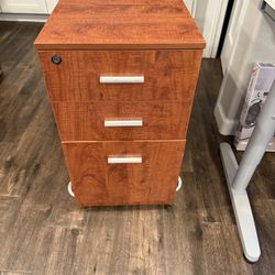 3 Drawer Filing Cabinet With 2 Keys
