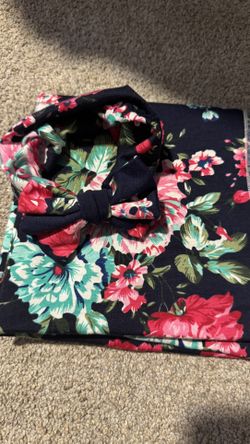 Head band With Receiving Blanket New