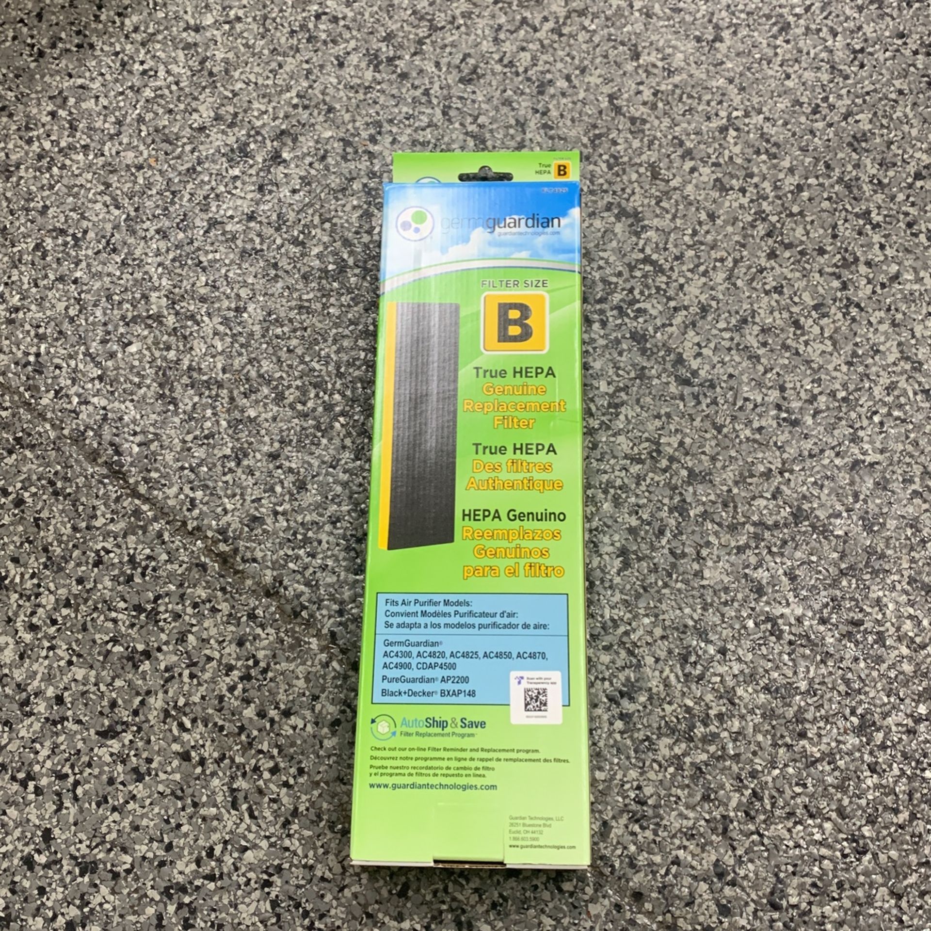 Germ, Guardian Filter, Size B