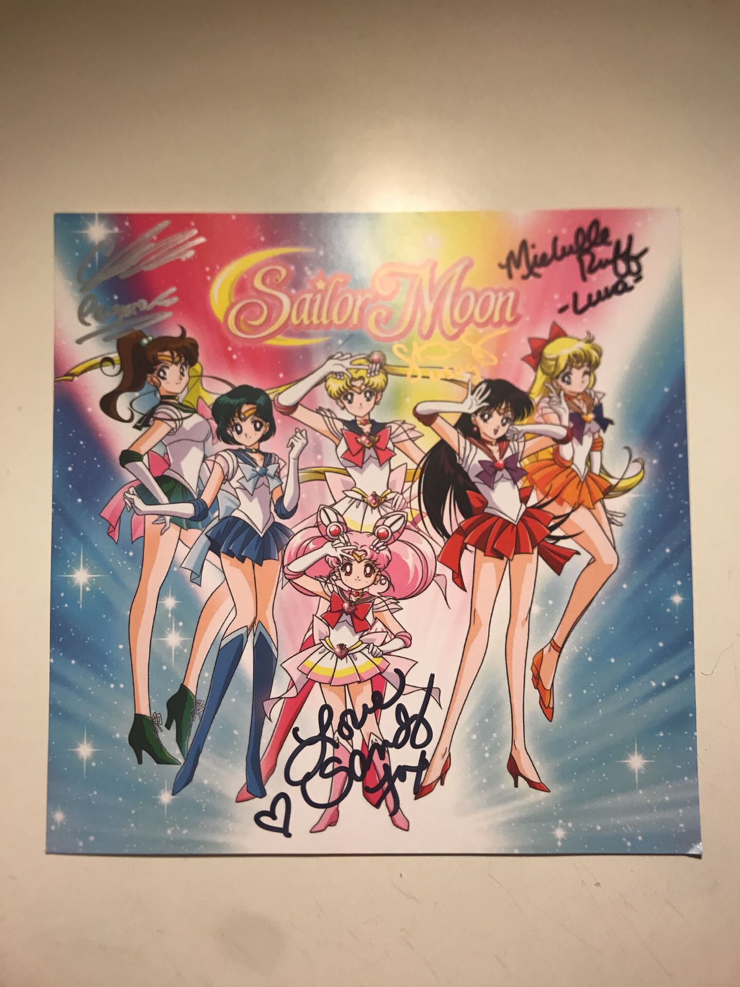Sailor Moon Voice Actor Autographs