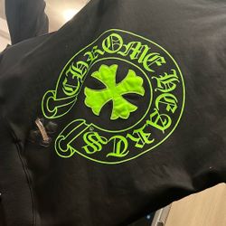 Lime Chrome Hearts Hoodie
