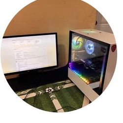 Gaming Pc Set Up W/Intel I7, NVIDIA Titan X 12 GB, 16GB Ram, 1.38 TB Storage