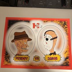 Horror, movie, Beavis, and Butthead sticker for laptop