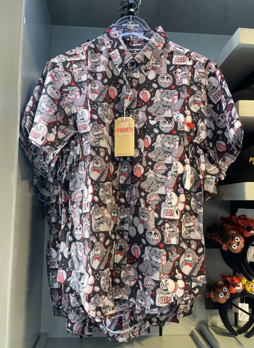 Universal Halloween Horror Nights HHN FNAF RSVLTS Five Nights At Freddys Shirt XS,SM,MD,XXL