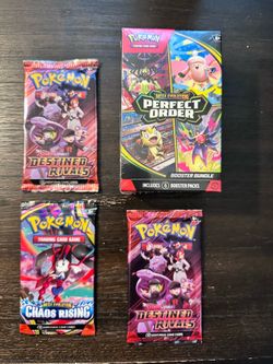 Pokémon booster bundle and 3 packs