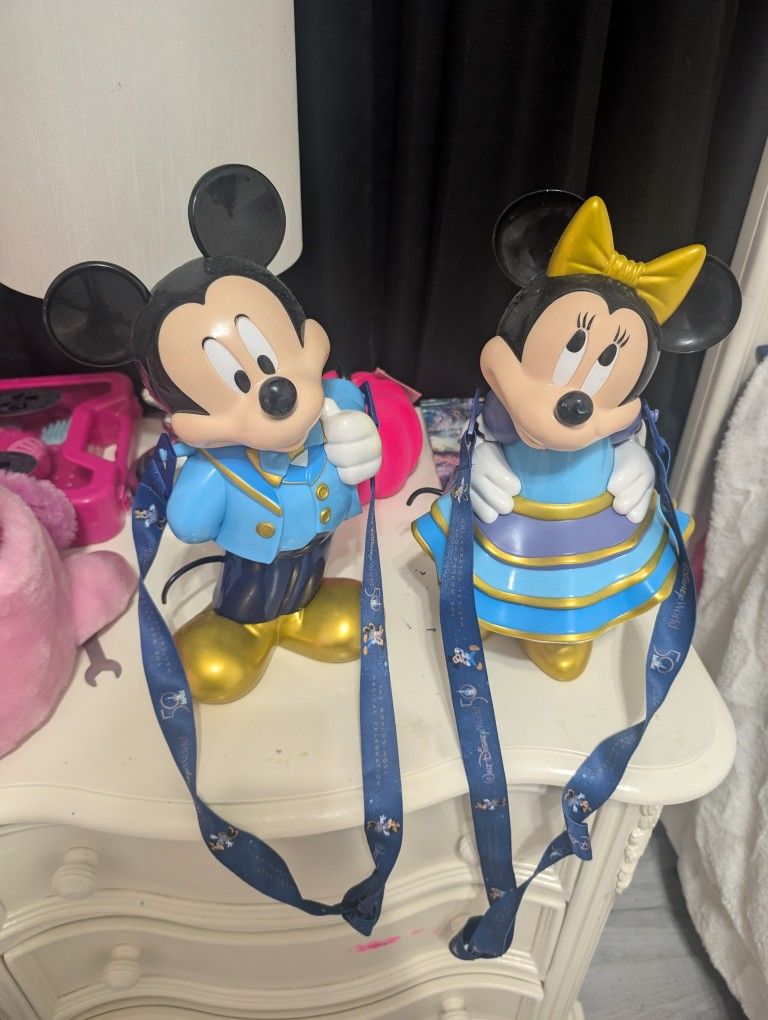 Minnie And Mickey Mouse Snack Drink Holder