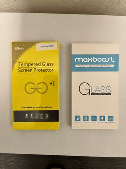 (4) - Screen Protectors - For Large Screen IPhones - (New)  (2) - In Each Package  $ 5 - For Both