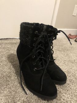 Black Boot heels