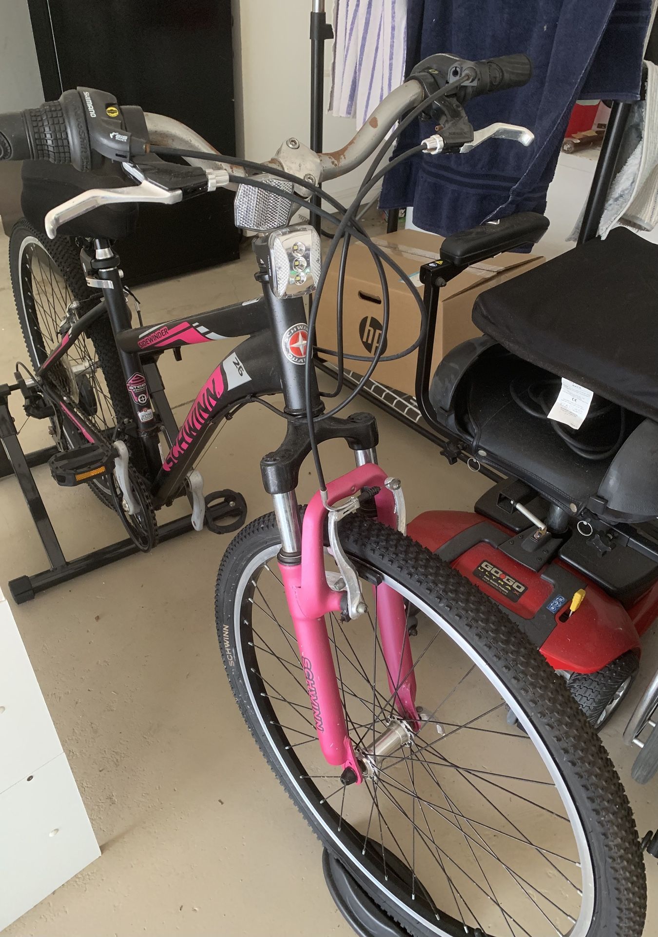 Schwinn Bicycle And Schwinn Magnetic Resistance Bike Trainer