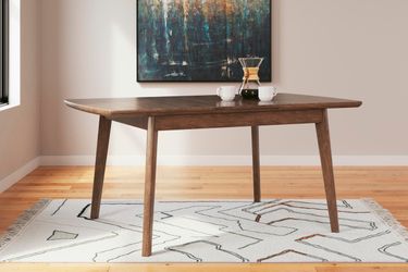 Mid century modern dining table