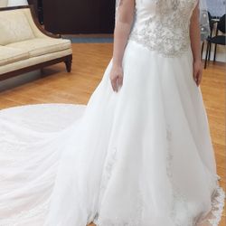 Demetrios Designer Wedding Gown - NEW with Tags