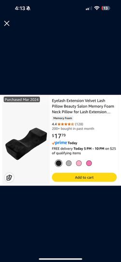 lash tech pillow