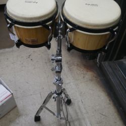 TYCOON PERCUSSION BONGES 5 DRUMS WITH STAND MINT 868932-1 