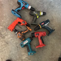 Cordless  7  Different Tools No Battery No Charger 